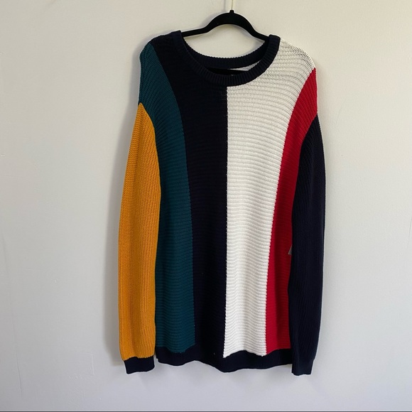 *NEW* PacSun Colorblock Chunky Sweater Dress - Picture 3 of 13